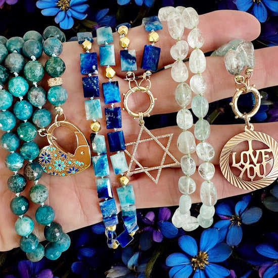 Diamond Star of David Charm