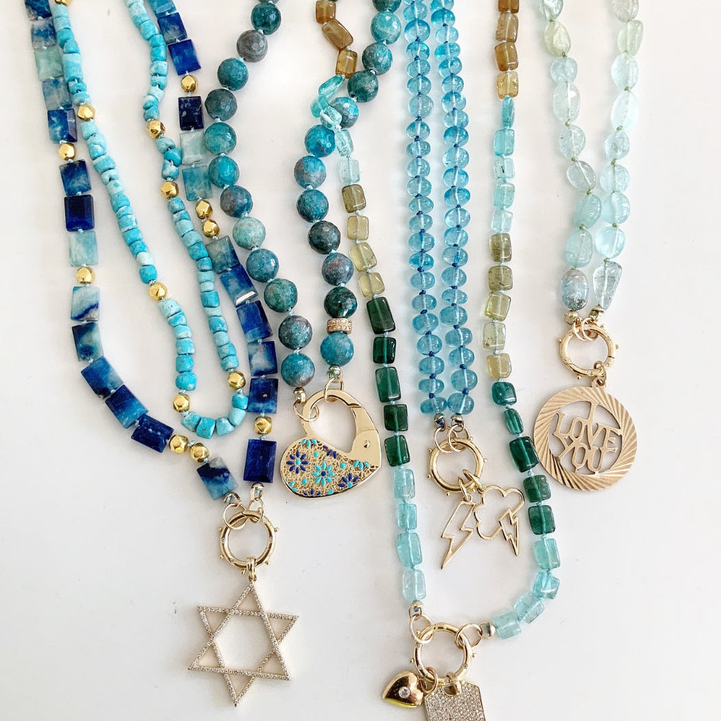 Diamond Star of David Charm