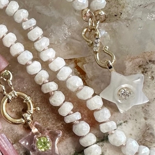 Mother of Pearl Star Charm