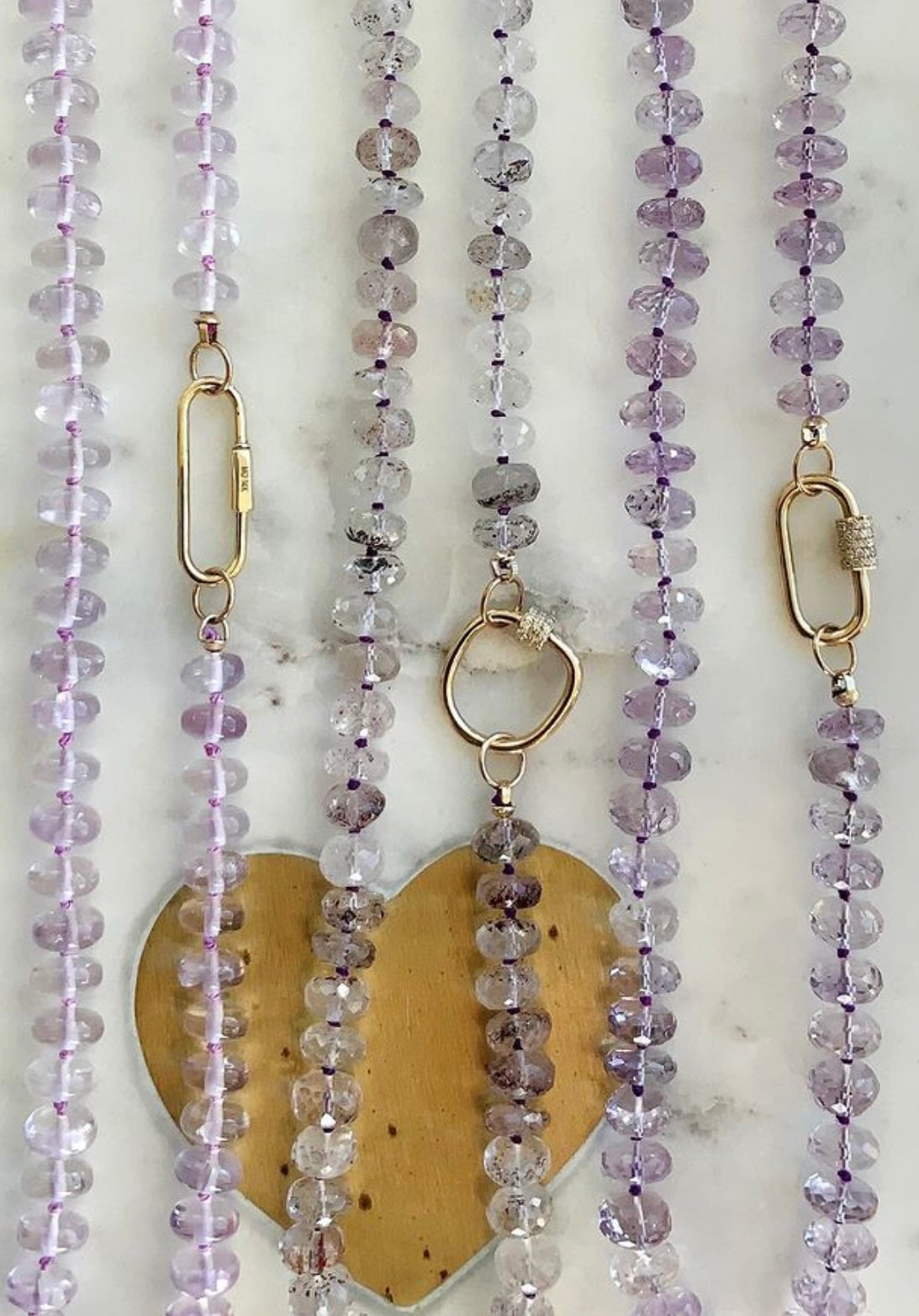 Load image into Gallery viewer, Moss Amethyst Gemstone Necklace
