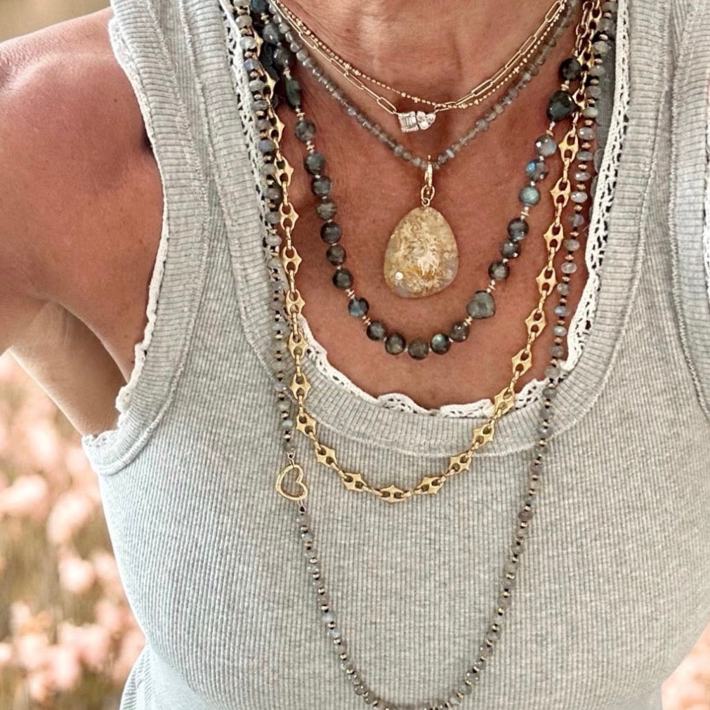 Labradorite Gemstone Necklace