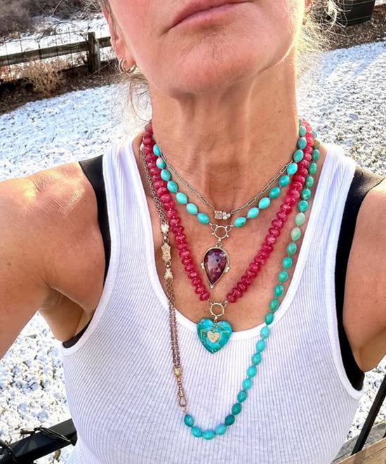 Turquoise Gemstone Necklace