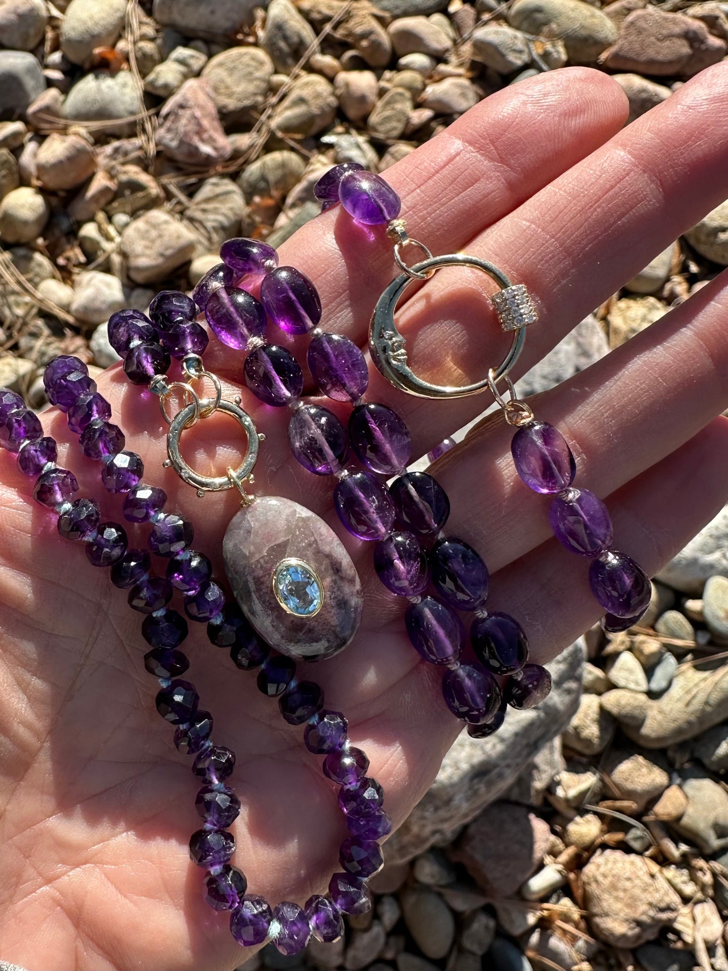 Amethyst Gemstone Necklace