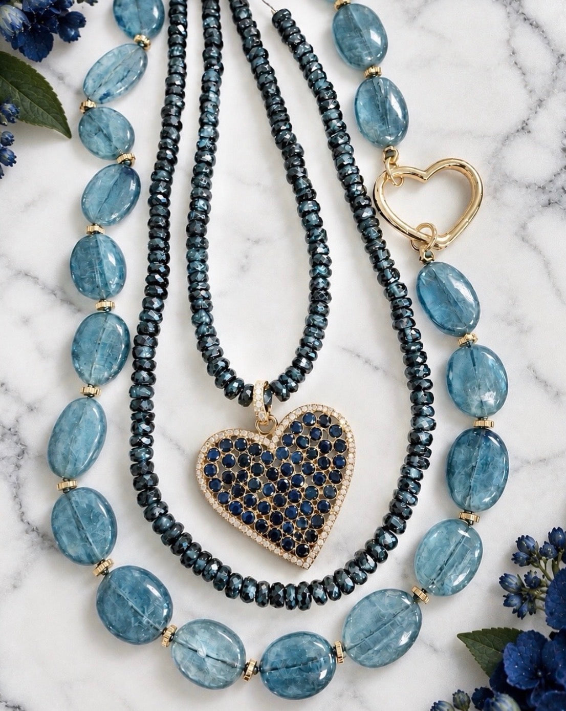 Blue Kyanite Gemstone Necklace