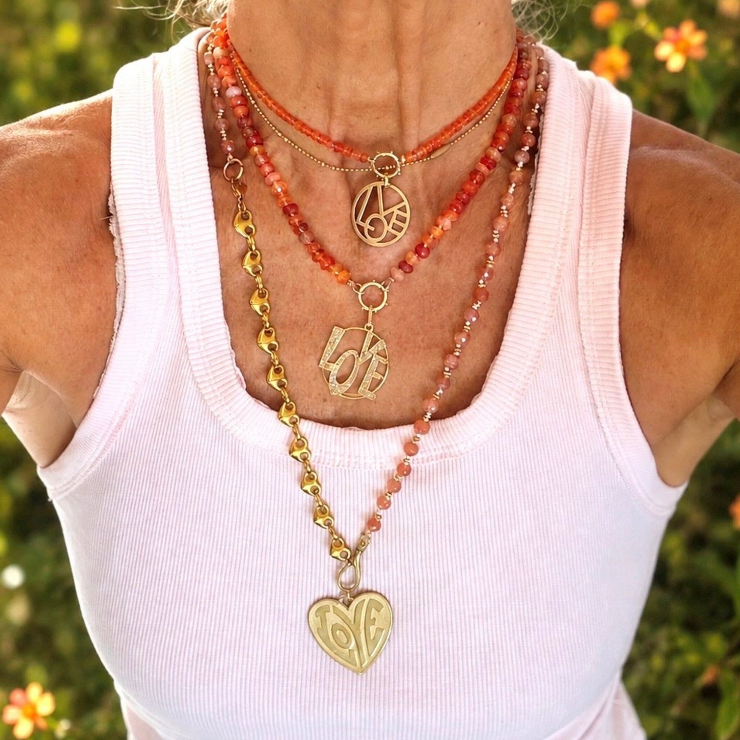 Diamond LOVE Pendant