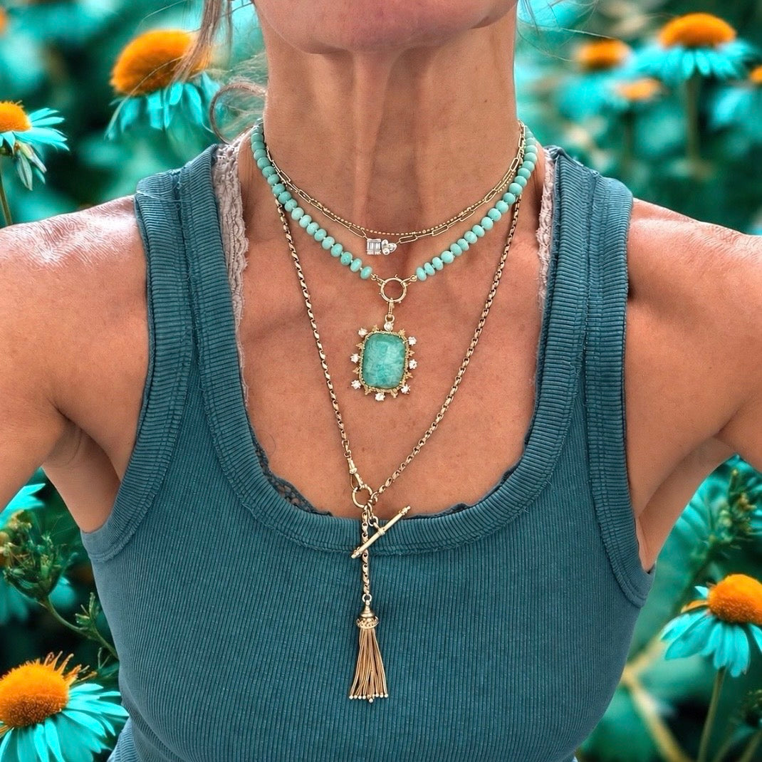 Amazonite Charm