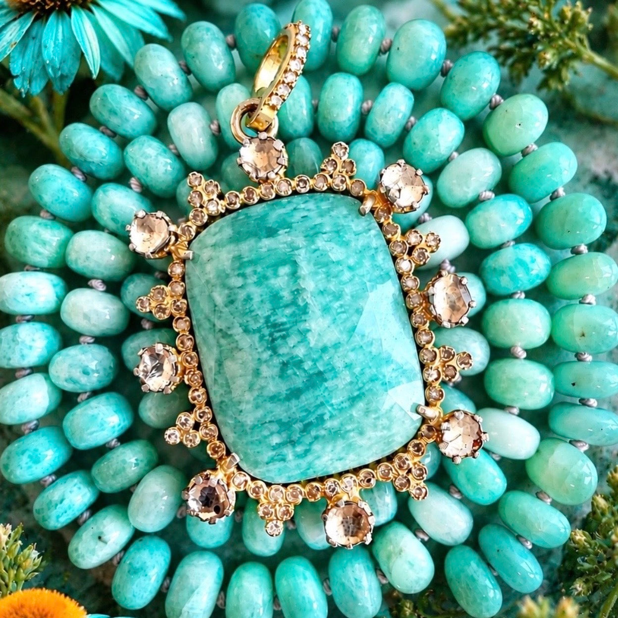 Amazonite Charm