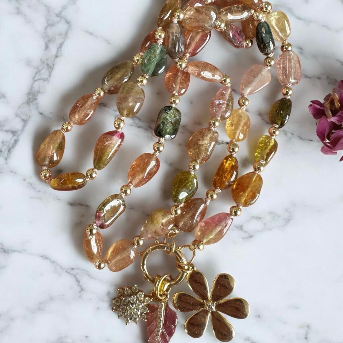 Tourmaline Gemstone Necklace