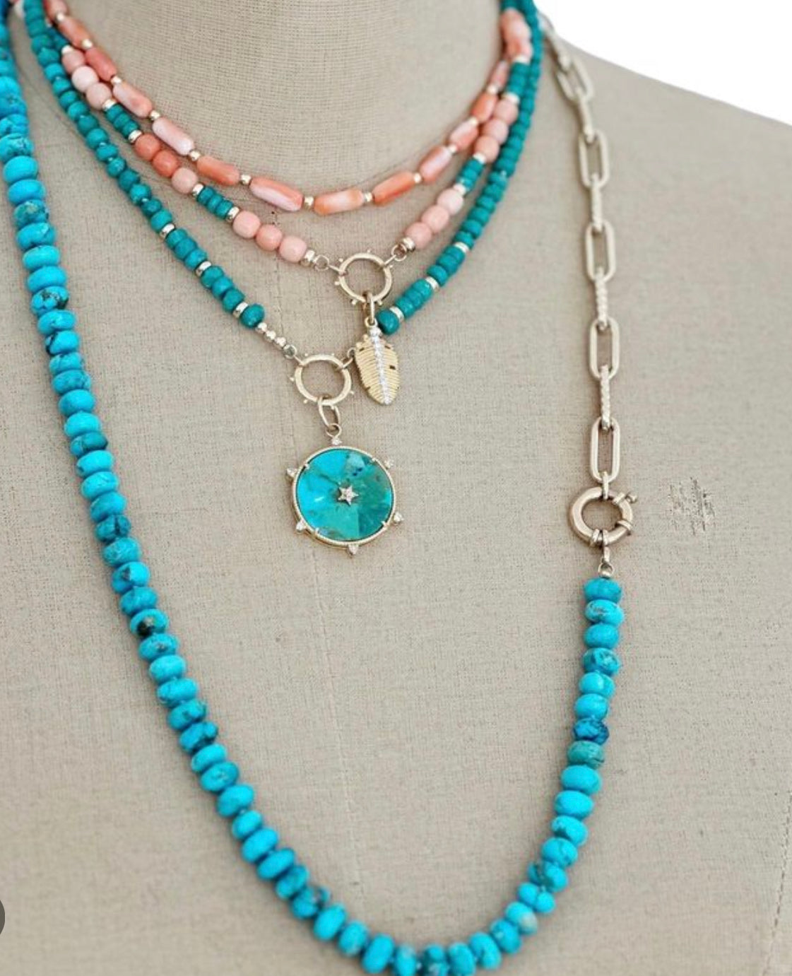 Load image into Gallery viewer, Turquoise Gemstone Necklace
