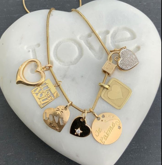 Cutout LOVE Charm