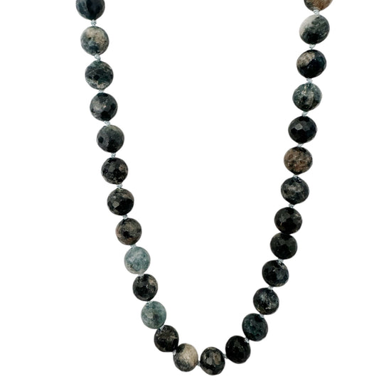 Blue Tourmaline Gemstone Necklace