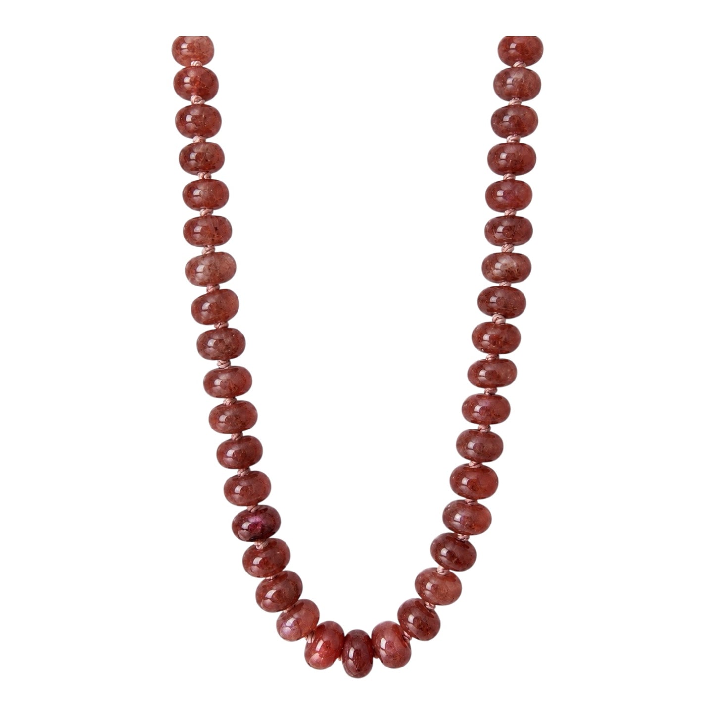 Bronze Jade Gemstone Necklace