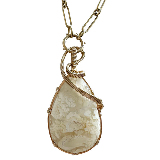 Cathedral Agate Gemstone Pendant
