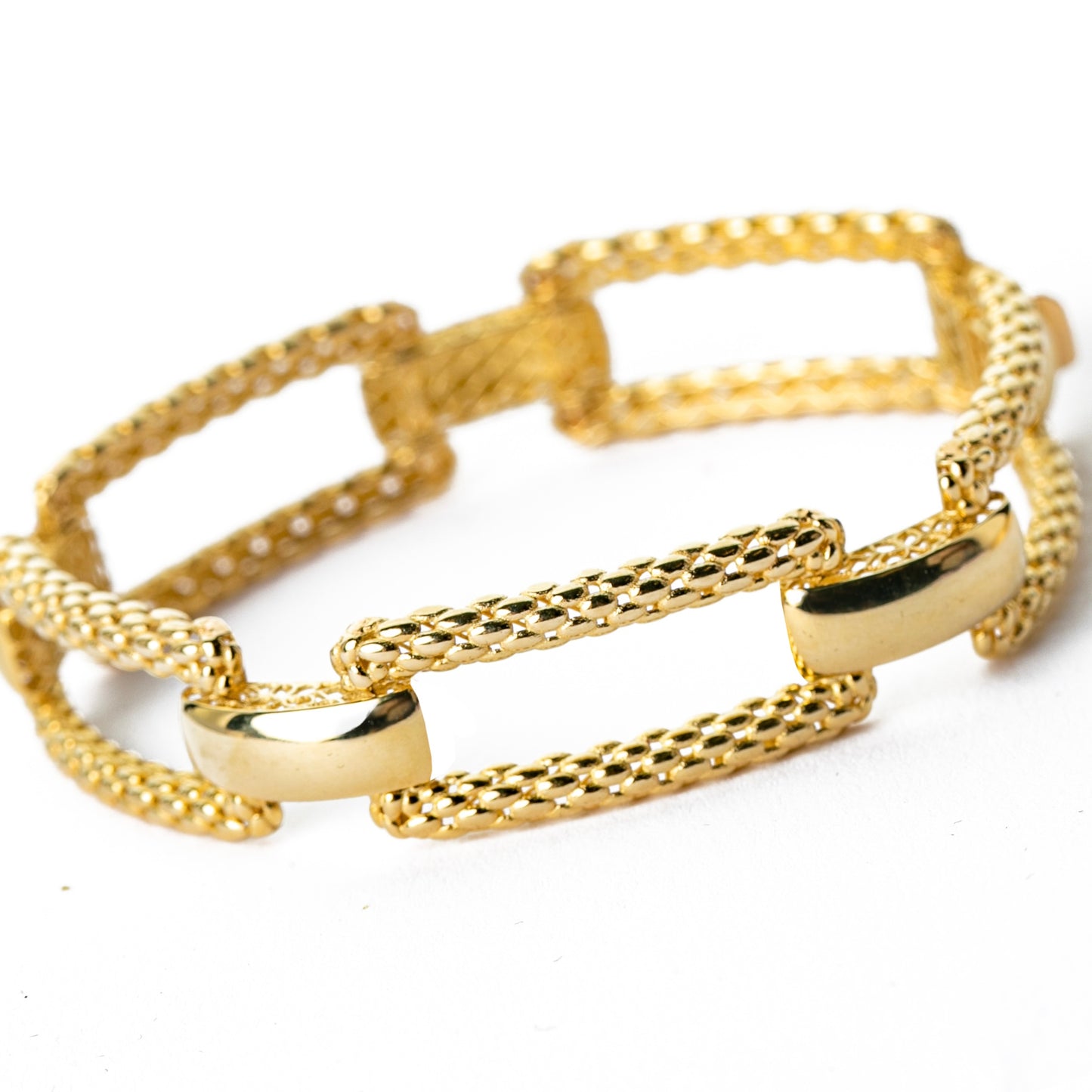 Gold Rectangular Bracelet