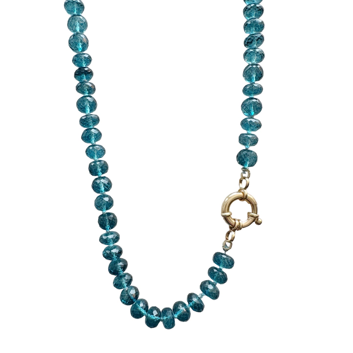 London Blue Quartz Gemstone Necklace