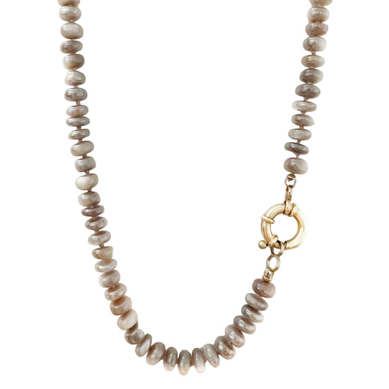 Load image into Gallery viewer, Natural Mystic Moonstone Gemstone Necklace
