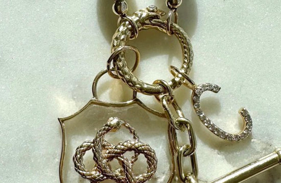 Snake Charm Holder Clasp