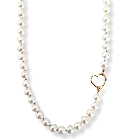Load image into Gallery viewer, Fresh Water Pearl Gemstone Necklace
