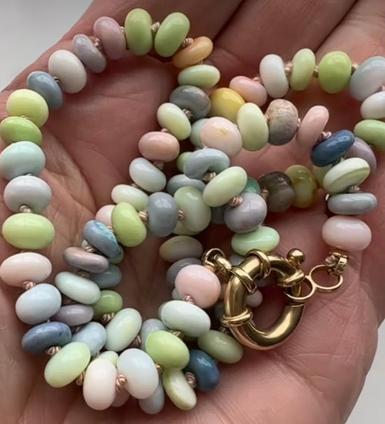Candy Opal Gemstone Necklace
