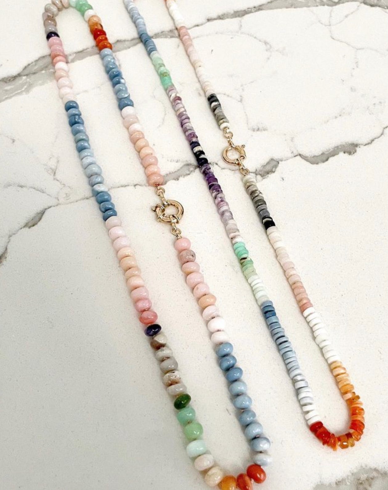 Load image into Gallery viewer, Natural Opal Gemstone Necklace
