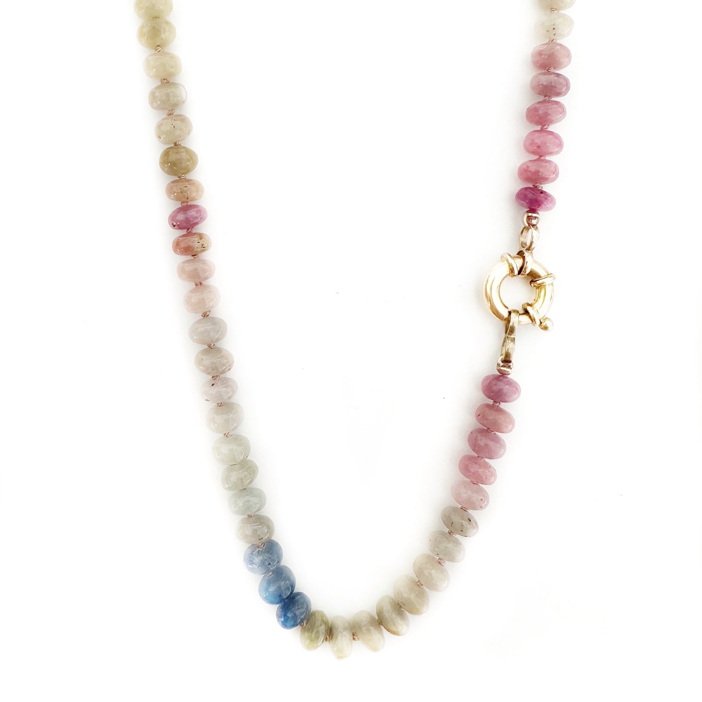 Load image into Gallery viewer, Pastel Sapphire Gemstone Necklace
