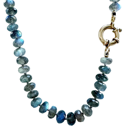 Load image into Gallery viewer, Labradorite Gemstone Necklace
