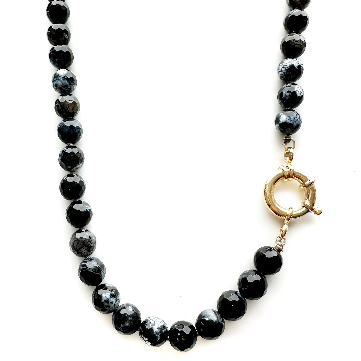 Load image into Gallery viewer, Midnight Winter Storm Gemstone Necklace
