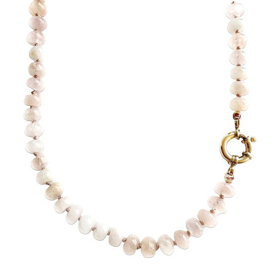 Cashmere Pink Gemstone Necklace
