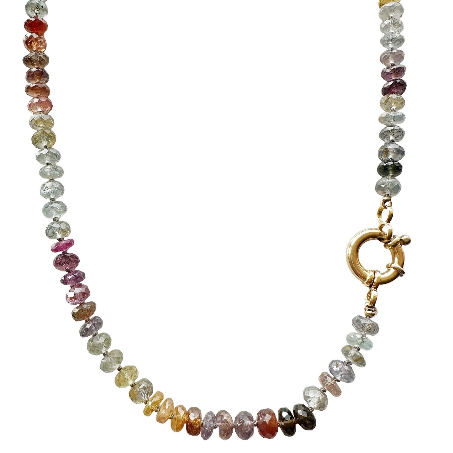Load image into Gallery viewer, Umbra Sapphire Gemstone Necklace
